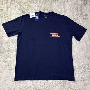 Champion Illinois Fighting Illini‎ Pocket T-Shirt Collegiate Navy 2XL
